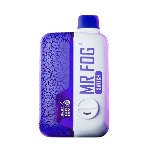 MR FOG SWITCH SW15000 DISPOSABLE 10PK - GRAPE POMEGRANATE ICE